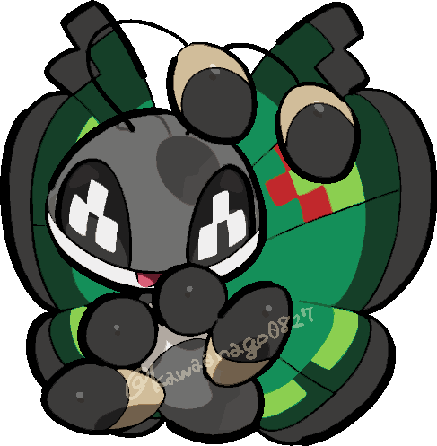 animal_focus, antennae, bug, chibi, chibi_only, commentary_request, full_body, insect_wings