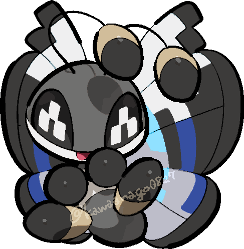 animal_focus, antennae, bug, chibi, chibi_only, commentary_request, full_body, insect_wings