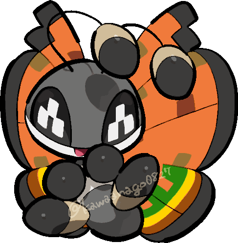 animal_focus, antennae, bug, chibi, chibi_only, commentary_request, full_body, insect_wings