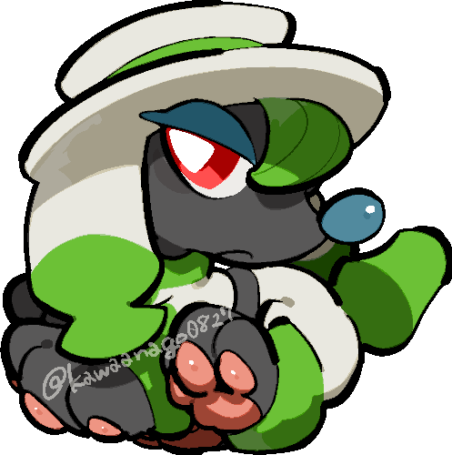 animal_focus, bright_pupils, chibi, chibi_only, closed_mouth, commentary_request, full_body, furfrou