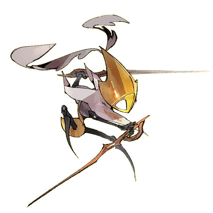 1other, arthropod_limbs, cloak, commentary_request, dual_wielding, holding, holding_sword, holding_weapon