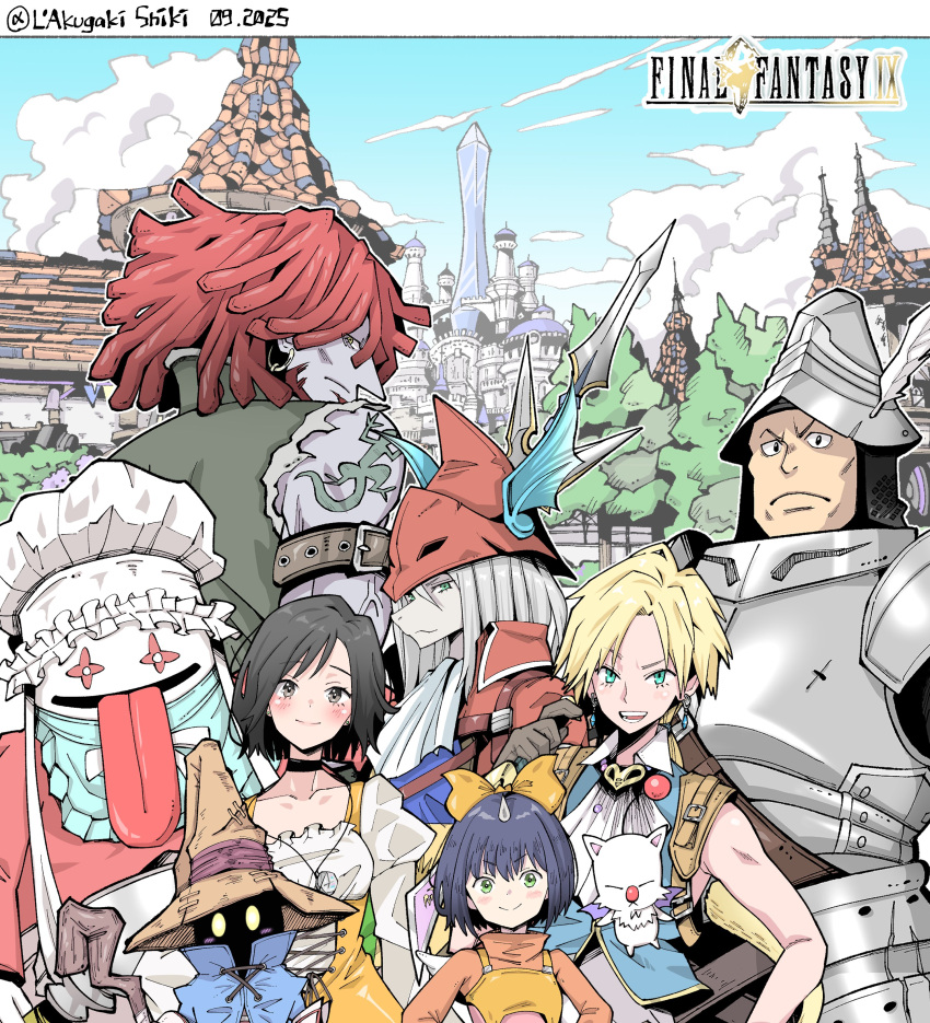 1other, 3girls, 4boys, absurdres, adelbert_steiner, amarant_coral, aqua_eyes, arm_belt