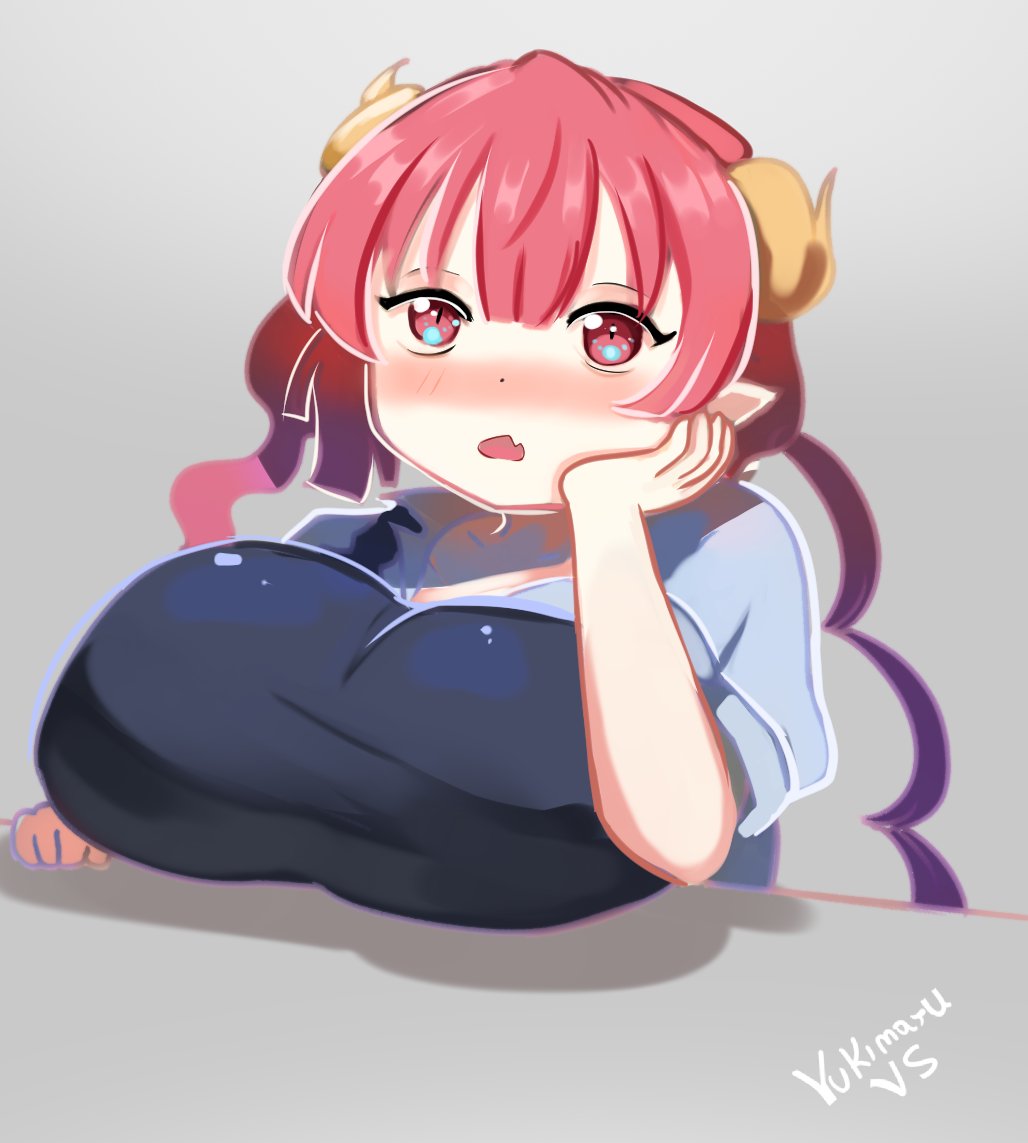 breasts, ilulu_(maidragon), large_breasts, tagme, yukimaruvs