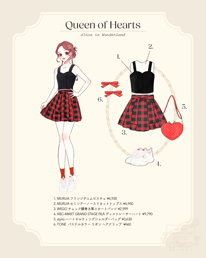 1girl, alice_in_wonderland_(disney), alternate_costume, animification, commentary_request, contemporary, copyright_name, dress