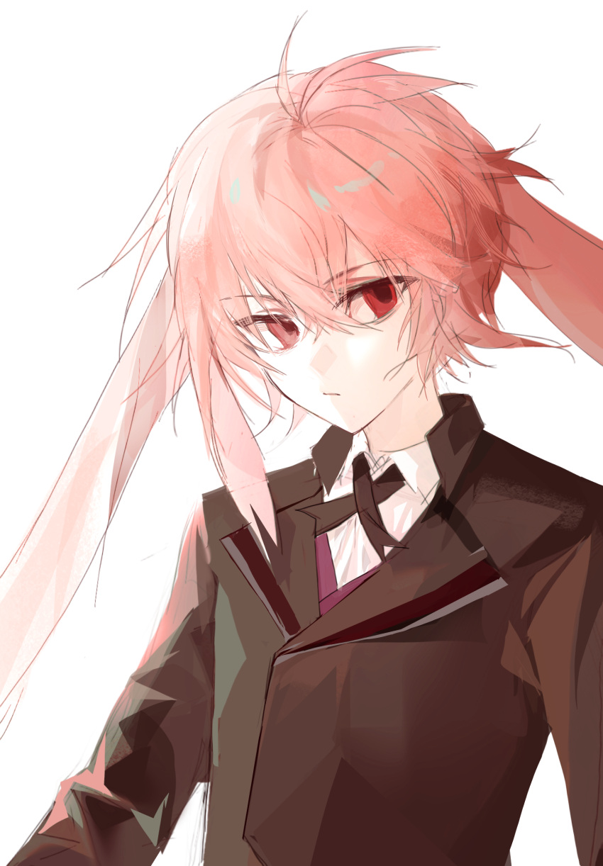 1boy, animal_ears, ansel_(arknights), ansel_(nighttime_cafe)_(arknights), arknights, black_jacket, blazer, closed_mouth