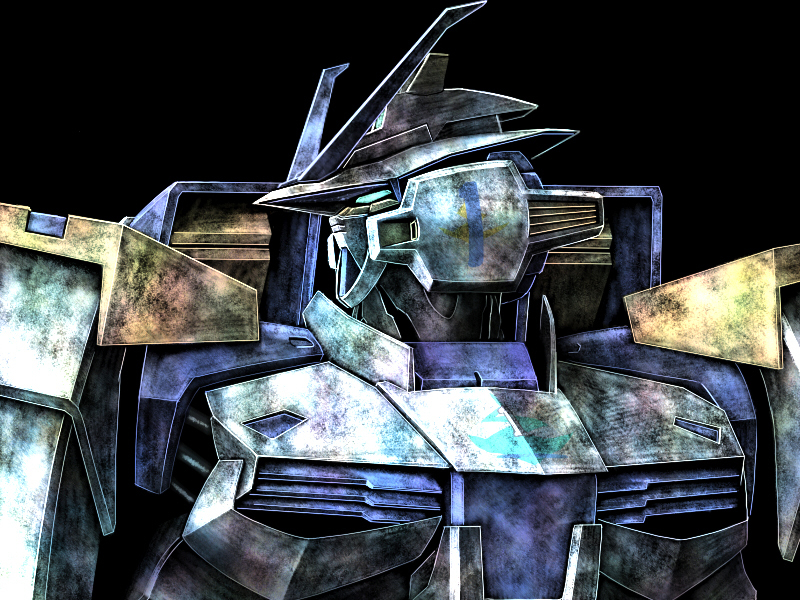 gundam_astray_blue_frame, gundam_seed, gundam_seed_astray, mecha, no_humans, simple_background, solo, tro