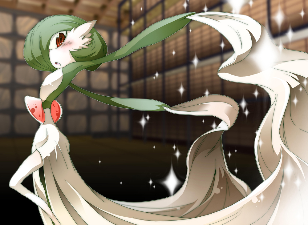 1girl, adjusting_clothes, adjusting_dress, arms_behind_back, bob_cut, colored_skin, dancing, dress