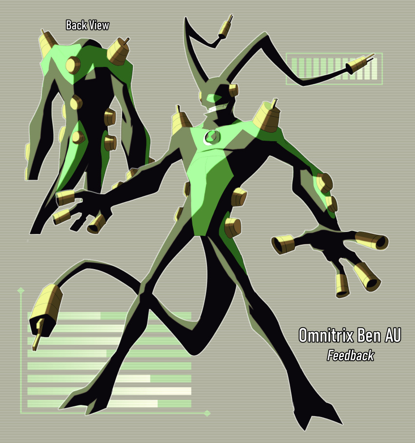 1boy, absurdres, alien, ben_10, ben_10:_omniverse, cyclops, electric_plug, full_body