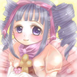 1girl, 2000s_(style), bianca_(rune_factory), blue_eyes, blue_hair, blush, closed_mouth, drill_hair
