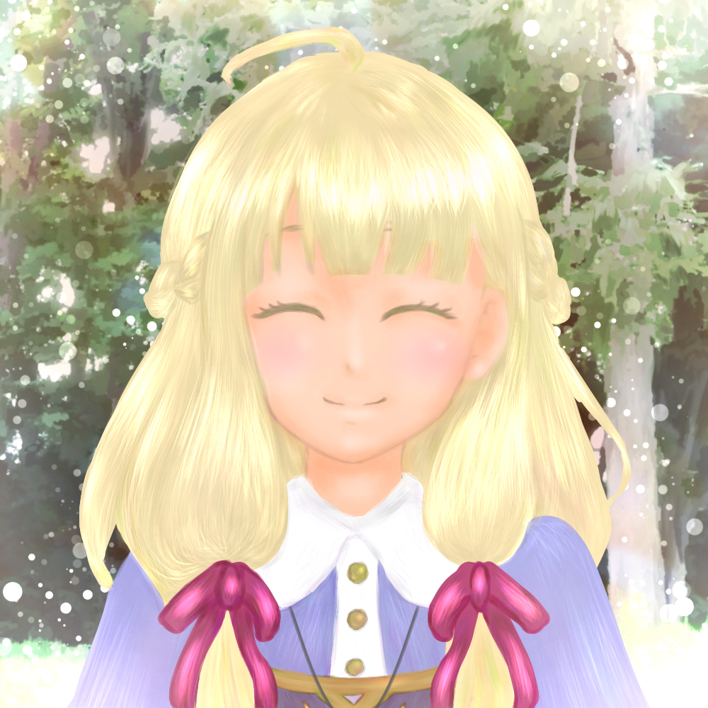 1girl, blonde_hair, buttons, closed_mouth, facing_viewer, gold_buttons, long_hair, smile