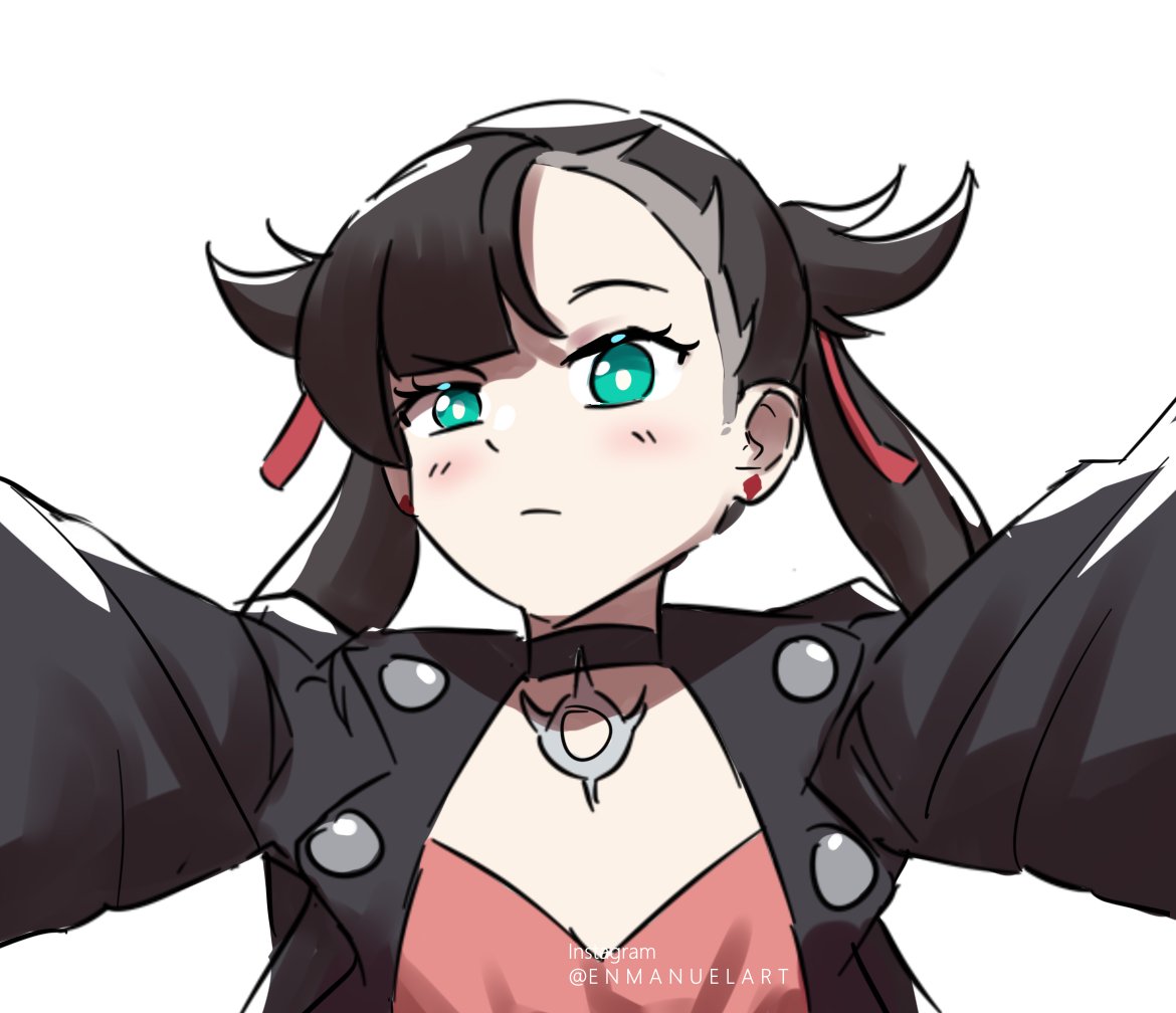 1girl, aqua_eyes, black_choker, black_hair, black_jacket, bright_pupils, choker, closed_mouth