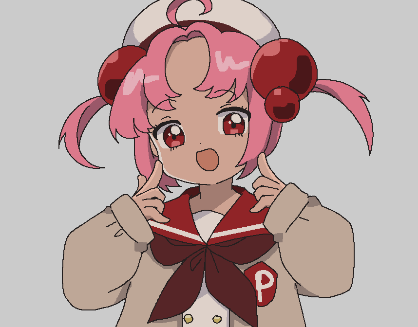 1girl, ahoge, bk_(barakoodra), cardigan, commentary, dark-skinned_female, dark_skin, english_commentary