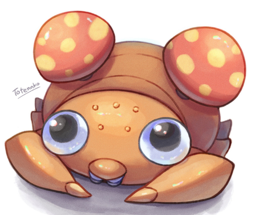 artist_name, highres, looking_at_viewer, no_humans, paras, pokemon, pokemon_(creature), signature