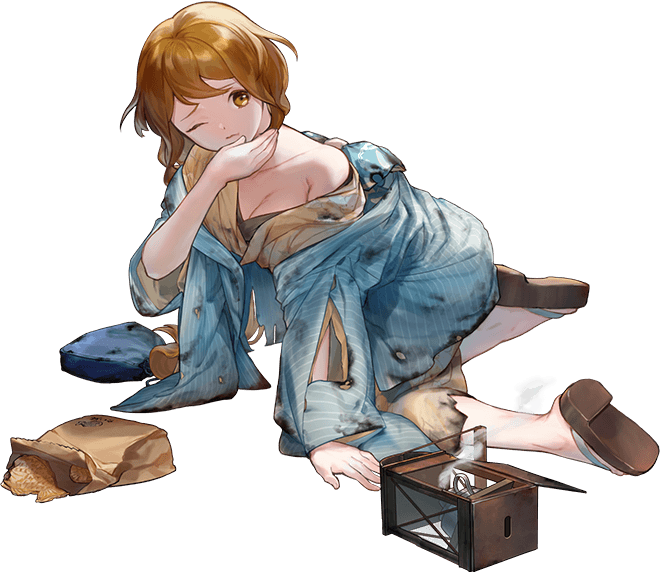 1girl, all_fours, bag, blue_haori, brown_eyes, brown_hair, floral_print, folded_hair