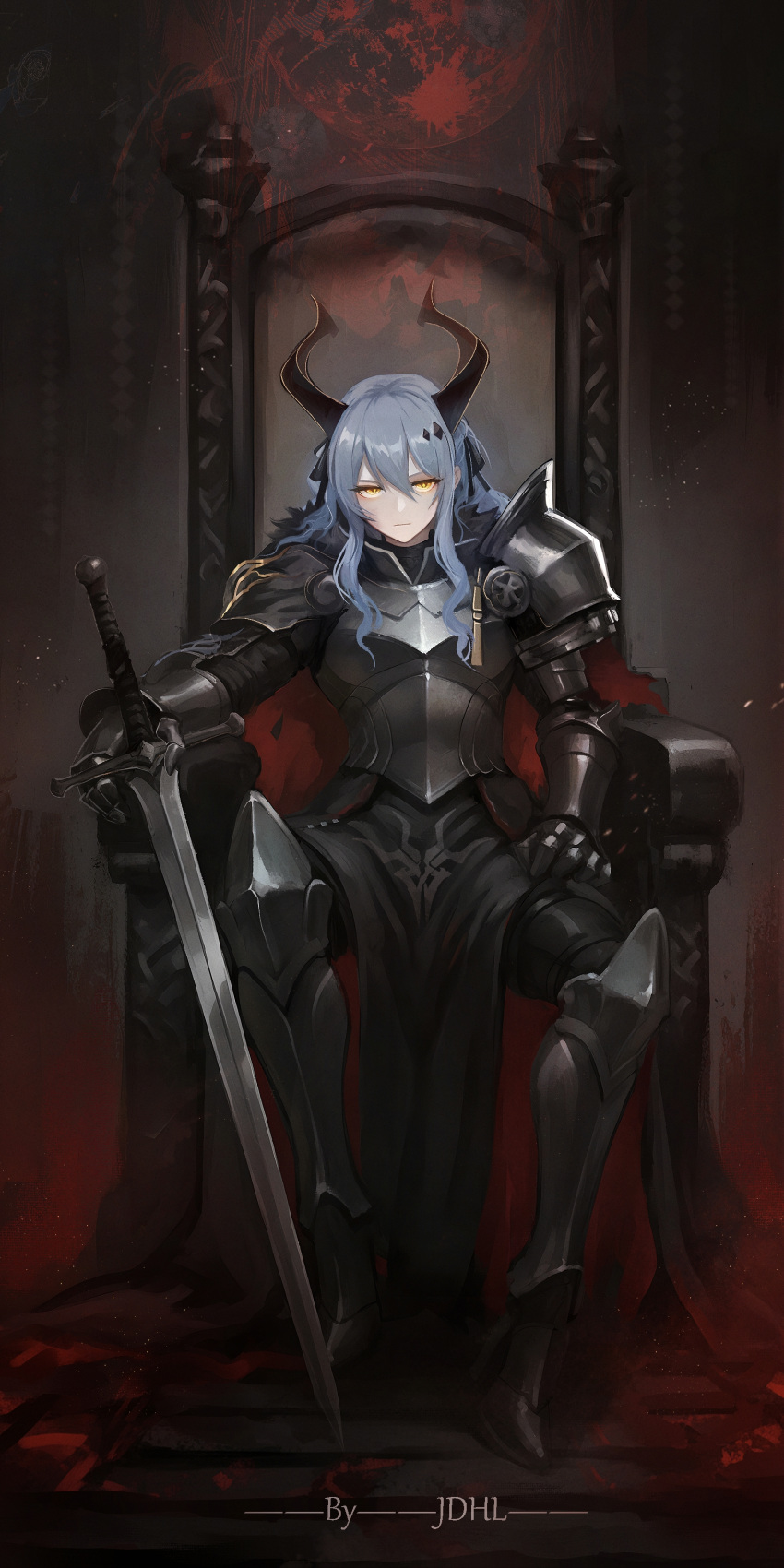 1girl, absurdres, alternate_costume, arknights, armor, armored_boots, artist_name, bang_dream!