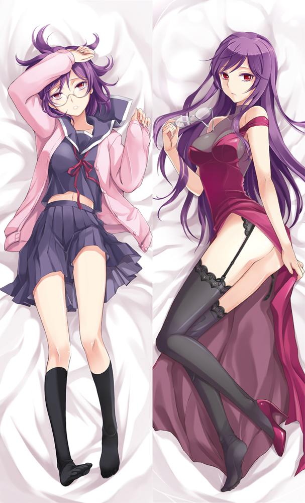 black_legwear, cardigan, dakimakura, dual_persona, garter_belt, garter_straps, genderswap, glasses