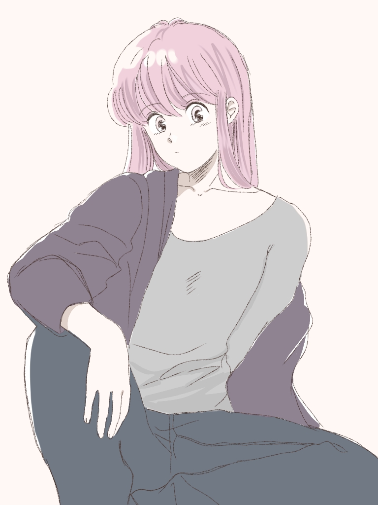 1boy, black_jacket, black_pants, blush, closed_mouth, collarbone, commentary_request, jacket