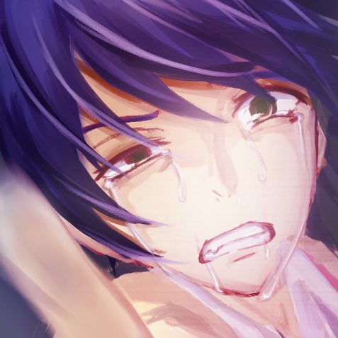 1boy, chaos;head, cheren_r, clenched_teeth, close-up, crying, d-sword, hair_between_eyes