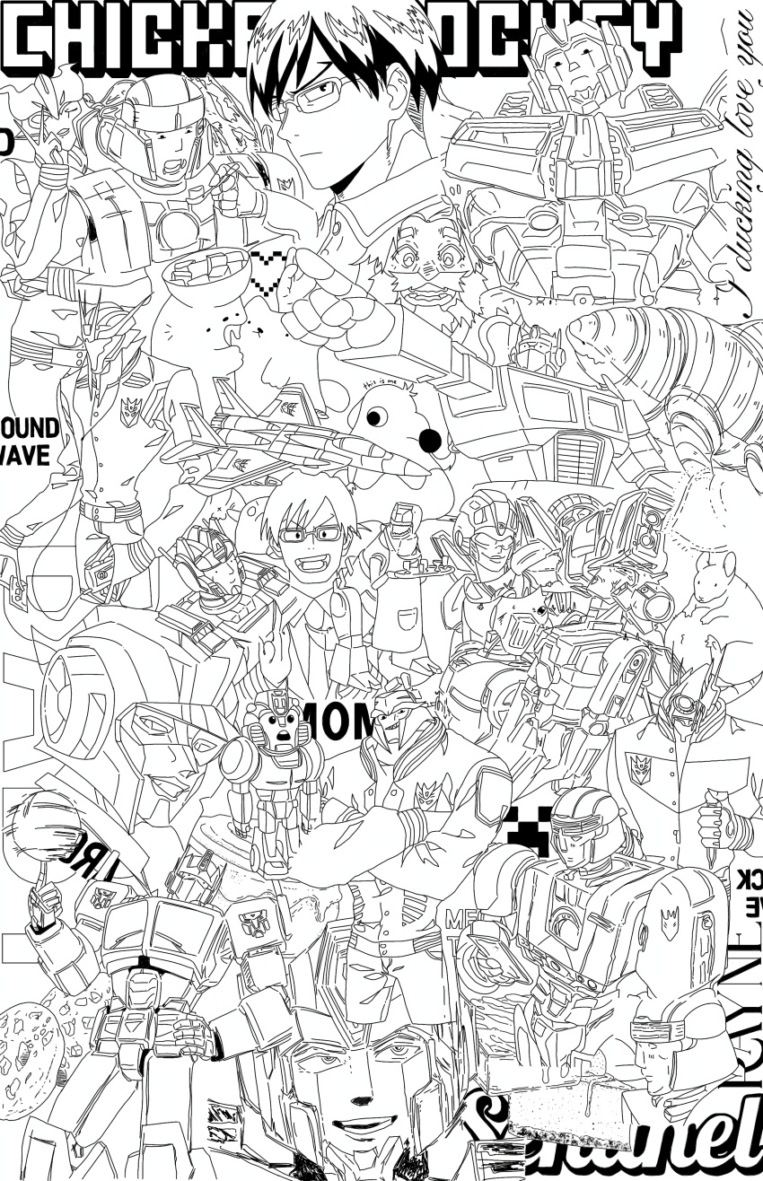 absurdres, arcee, autobot, cybertron, d-16_(transformers_one), decepticon, highres, humanoid_robot, iida_tenya, mecha, megatron, megatron_(transformers_one), optimus_prime, orion_pax, orion_pax_(transformers_one), robot, shockwave_(transformers_one), soundwave_(transformers_one), starscream, starscream_(transformers_one), transformers, wistfulwaffles