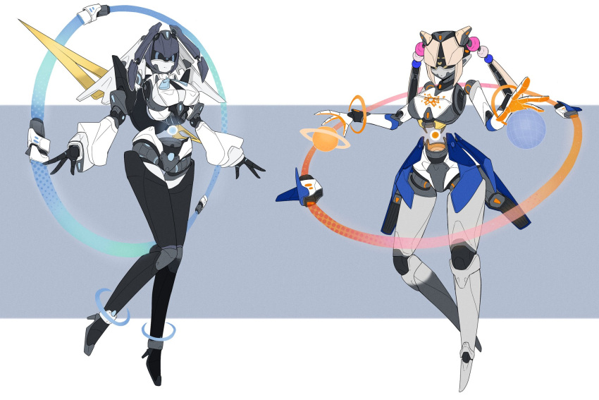 bow, deevious_deevi, hair_ornament, high_heels, highres, holocouncil, hologram, hololive