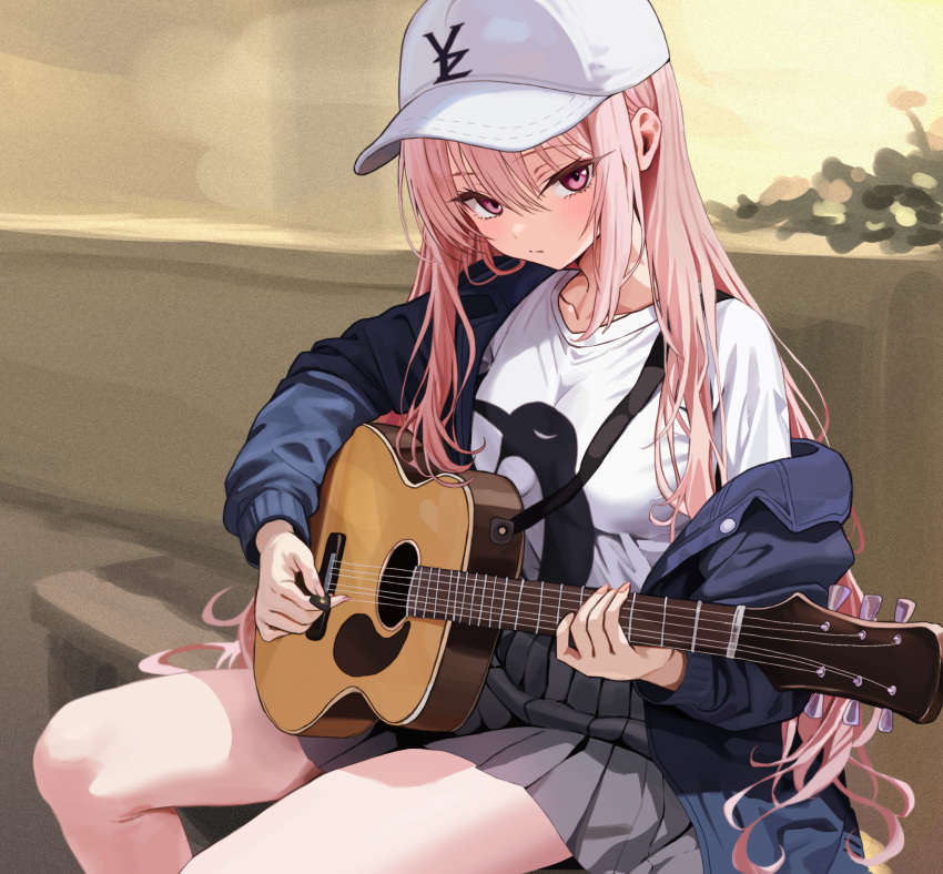 1girl, :/, black_jacket, blush, breasts, closed_mouth, collarbone, commentary