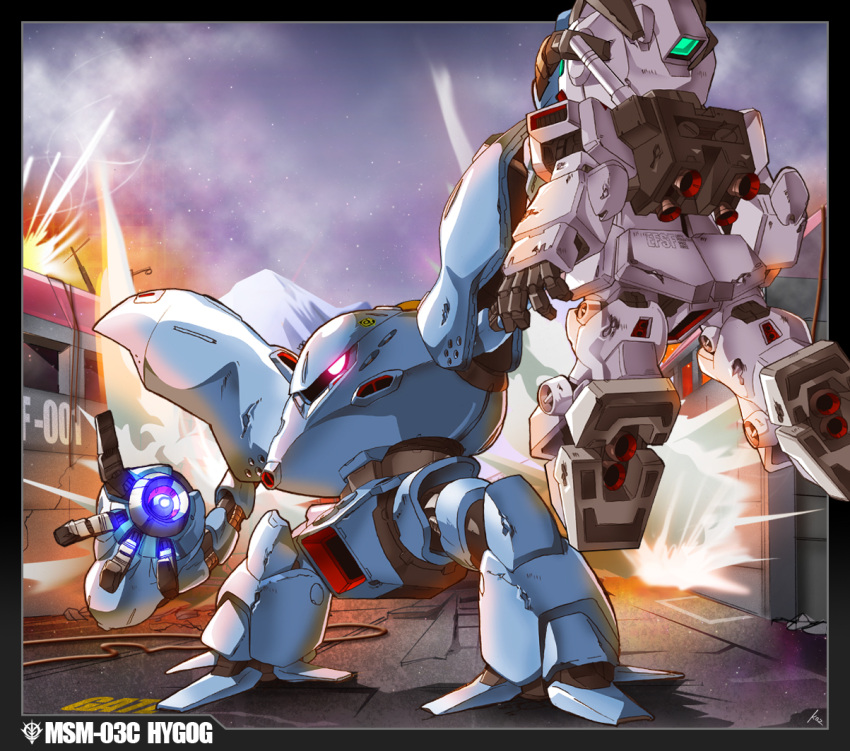 border, chibi, damaged, explosion, gm_cold_districts_type, gundam, gundam_0080, hygogg