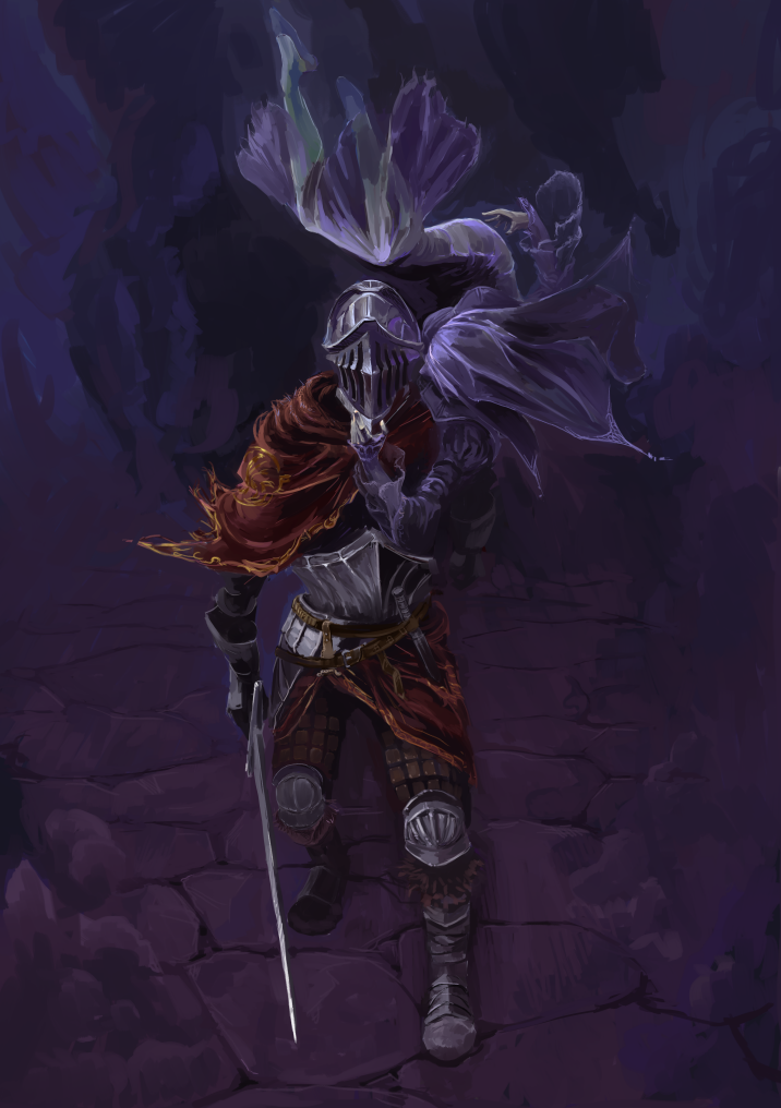 1boy, 1girl, alva_the_wayfarer, armored_boots, belt, boots, brown_belt, brown_pants