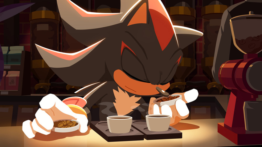 1boy, 2025, animal_ears, animal_nose, black_fur, body_fur, closed_eyes, closed_mouth