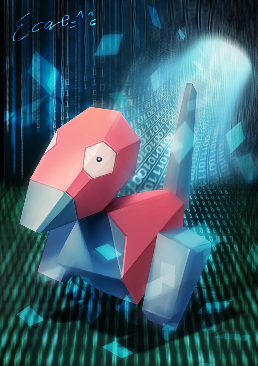 1other, artist_name, binary, black_eyes, digital_rain, elyoncat, highres, no_humans