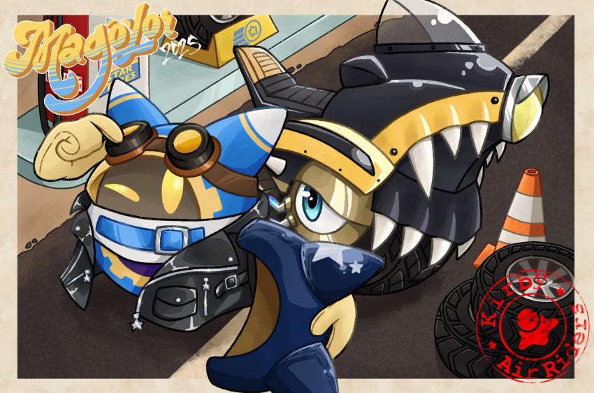 2025, alternate_costume, blue_eyes, character_name, goggles, goggles_on_head, helmet, highres