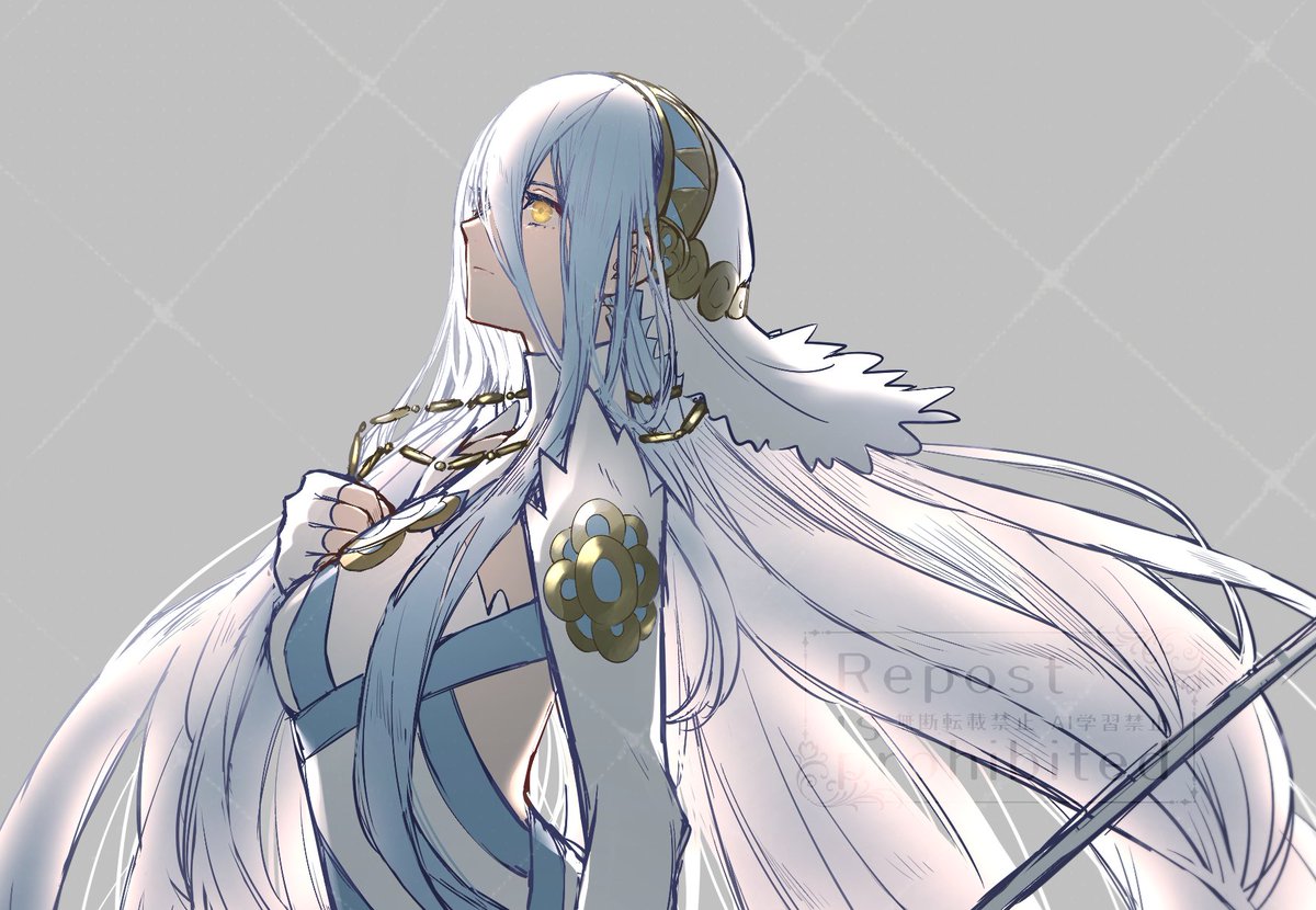 1girl, aqua_hair, azura_(fire_emblem), closed_mouth, dress, fingerless_gloves, fire_emblem, fire_emblem_fates