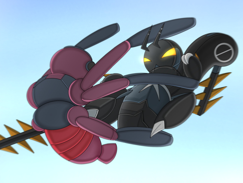 alternate_color, antennae, commentary_request, highres, ibispaint_(medium), kamen_rider, kicking, kosaburou