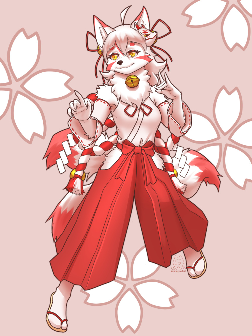 1girl, absurdres, ahoge, animal_ears, artist_logo, commentary, detached_sleeves, english_commentary
