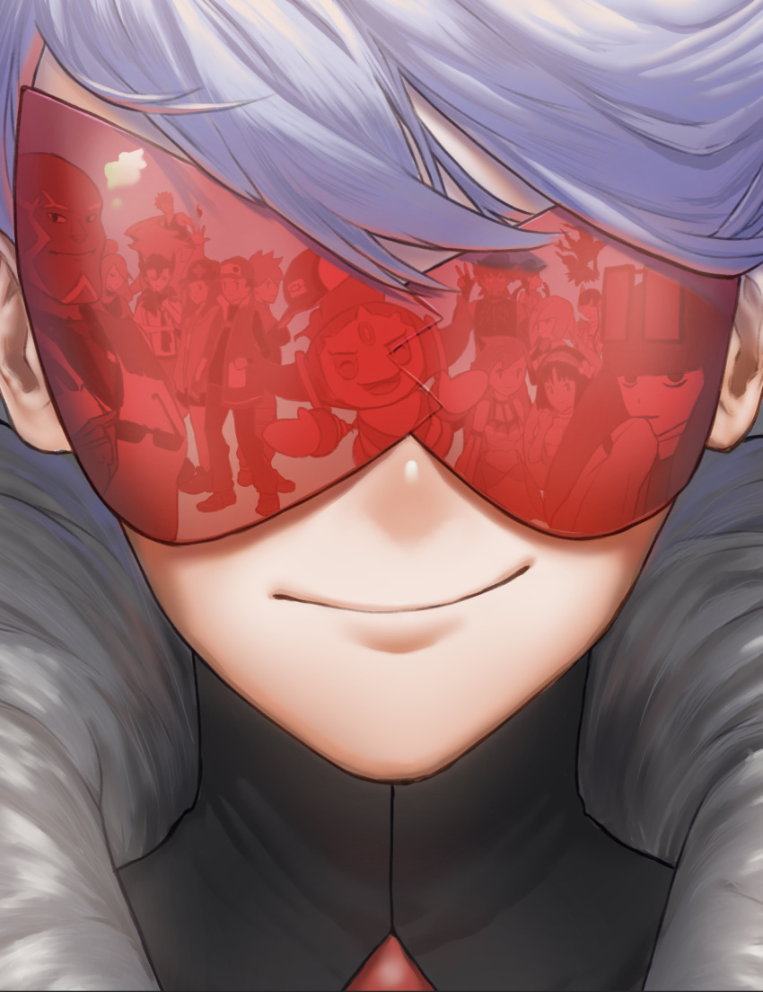 6+boys, 6+girls, blue_oak, blue_oak_(sygna_suit), brock_(pokemon), brock_(sygna_suit)_(pokemon), cynthia_(pokemon), cynthia_(sygna_suit)_(pokemon)