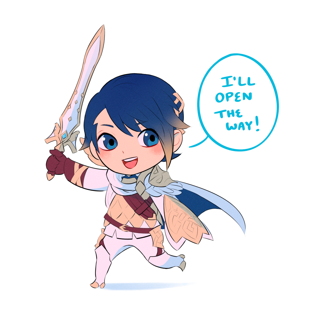 1boy, aestyrn, alfonse_(fire_emblem), armor, blonde_hair, blue_eyes, blue_hair, fire_emblem