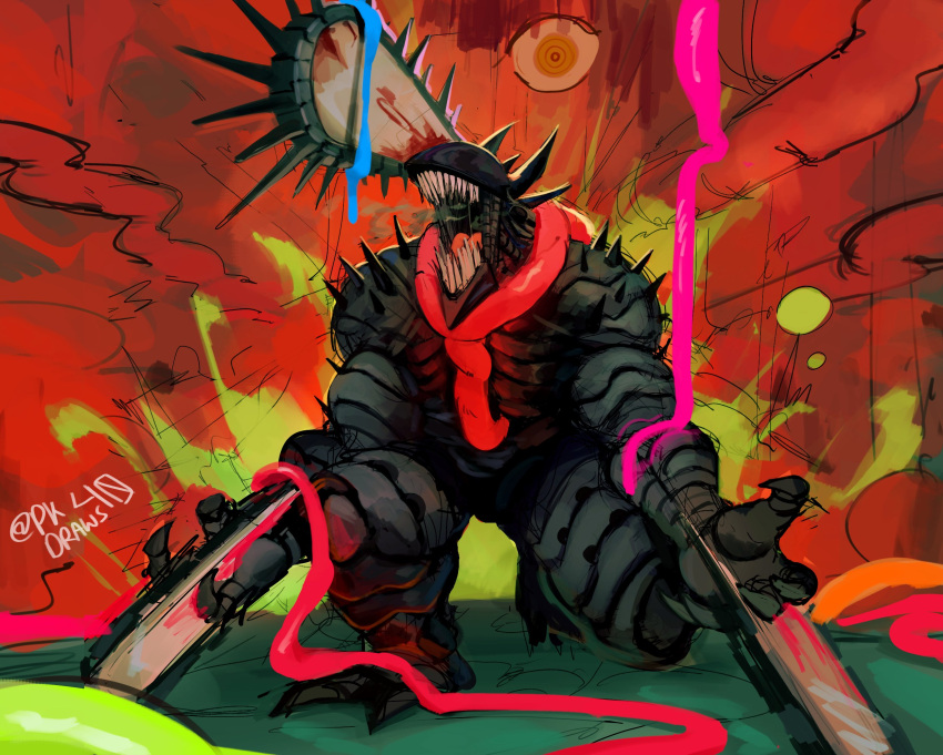 artist_name, chainsaw, chainsaw_devil, chainsaw_man, demon, denji_(chainsaw_man), highres, intestines
