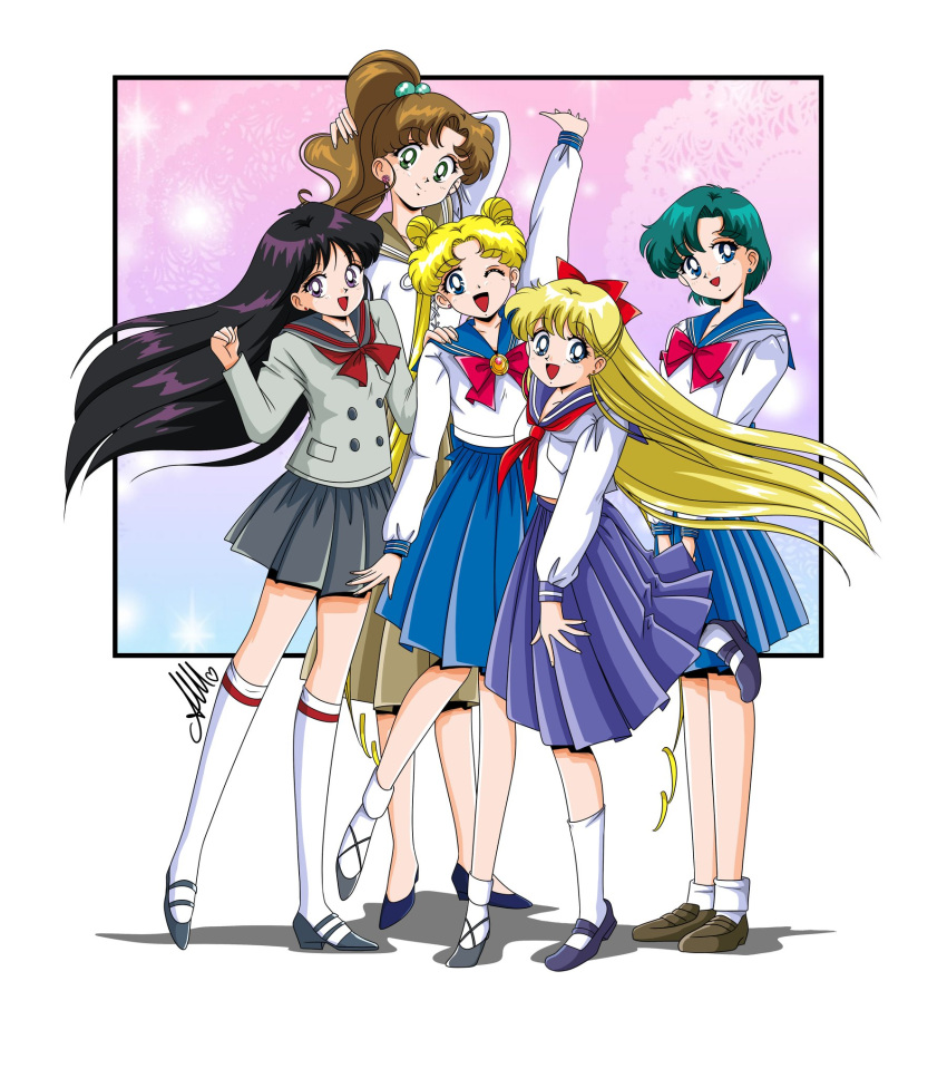 5girls, aino_minako, anello81, bishoujo_senshi_sailor_moon, black_hair, blonde_hair, blue_eyes, blue_hair