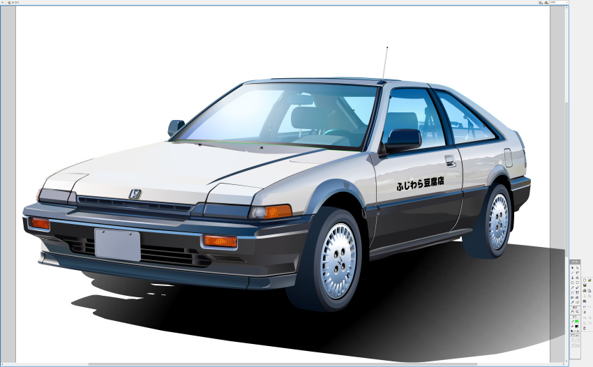 art_program_in_frame, art_program_request, car, commentary_request, highres, honda, honda_accord, initial_d