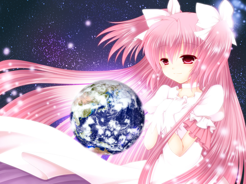 absurdres, asazuki_kanai, bad_id, earth, gloves, goddess_madoka, highres, kanai_amachi
