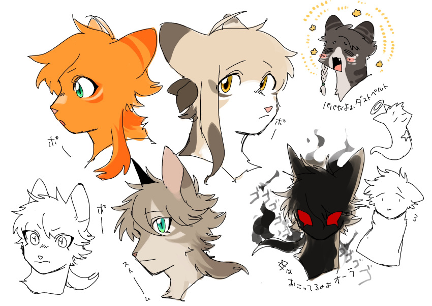animal, animal_focus, animal_with_hair, aqua_eyes, blush, braid, brown_cat, cat