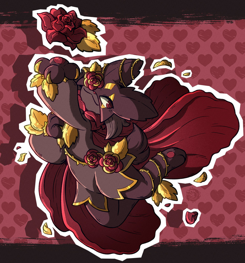 1other, :3, alternate_color, alternate_shiny_pokemon, animal_hands, black_border, border, cape