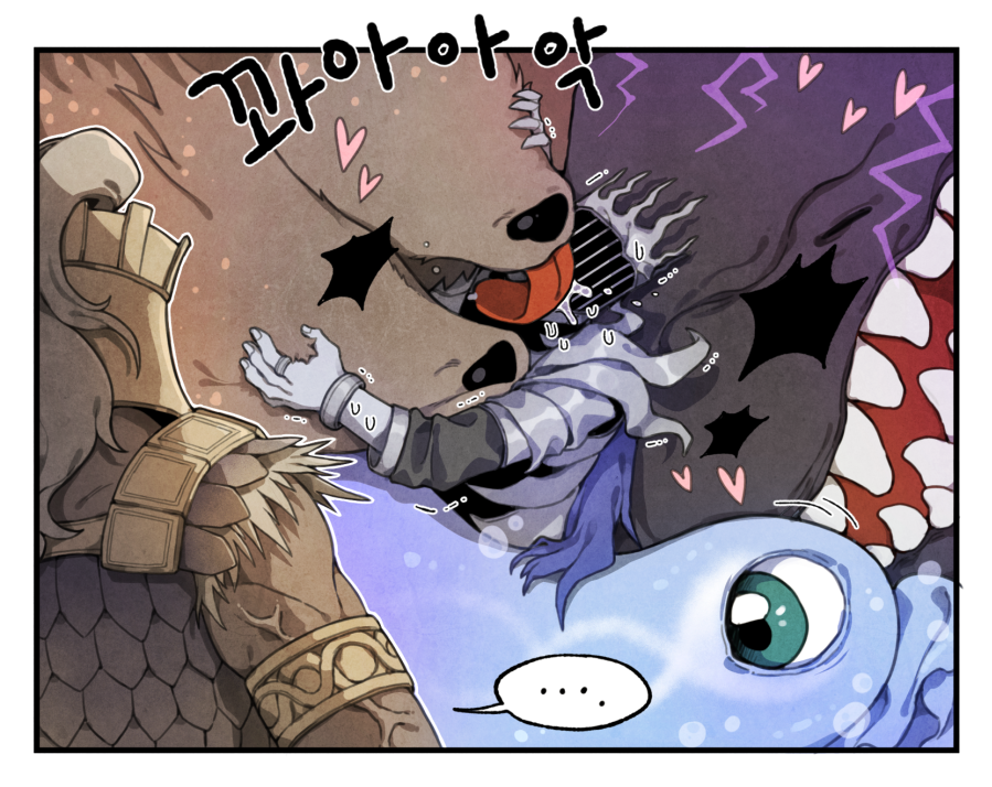 ..., 2boys, adel_(elden_ring), animal, armor, blue_cape, bracelet, cape