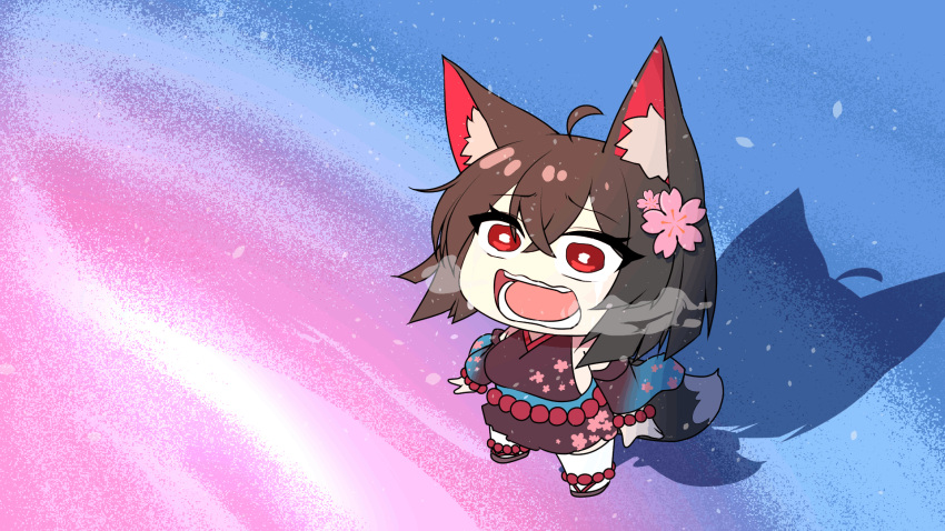 1girl, ahoge, akaoni_(zumt3548), animal_ear_fluff, animal_ears, animated, animated_gif, bead_belt