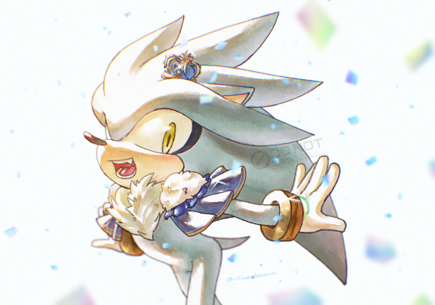 1boy, 3582y, alternate_costume, animal_ears, animal_nose, blue_capelet, body_fur, bracelet
