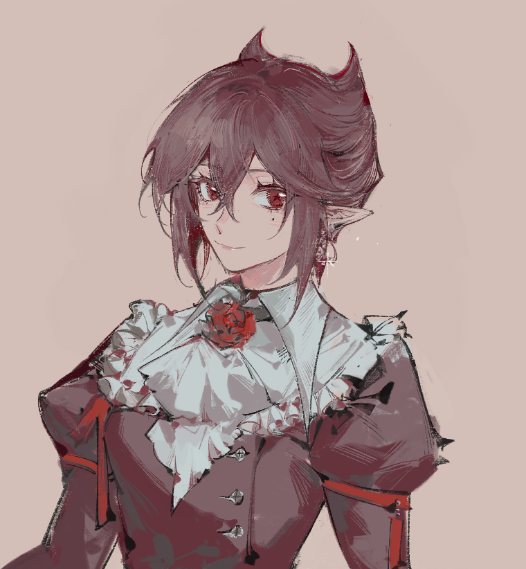 1girl, arknights, ascot, brown_hair, brown_jacket, chinese_commentary, closed_mouth, commentary_request