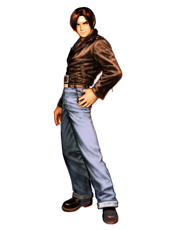 boots, casual, headband, jeans, king_of_fighters, king_of_fighters_99, kusanagi_kyo, kusanagi_kyou