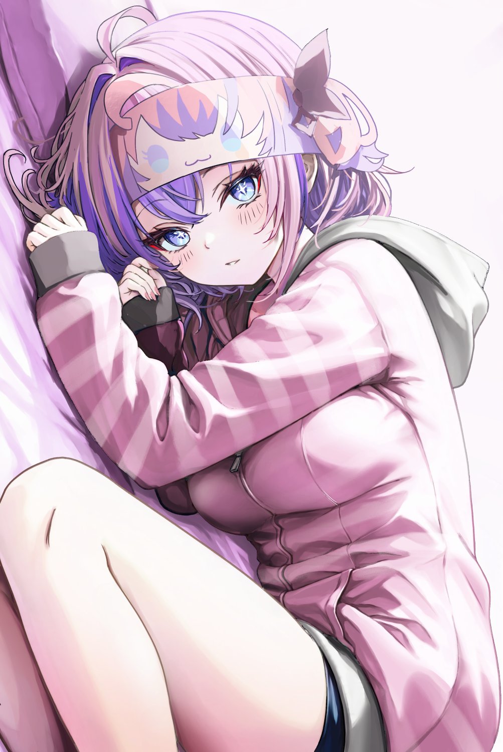 +_+, 1girl, :3, alternate_costume, blush, derk_maxx, dutch_angle, hair_intakes
