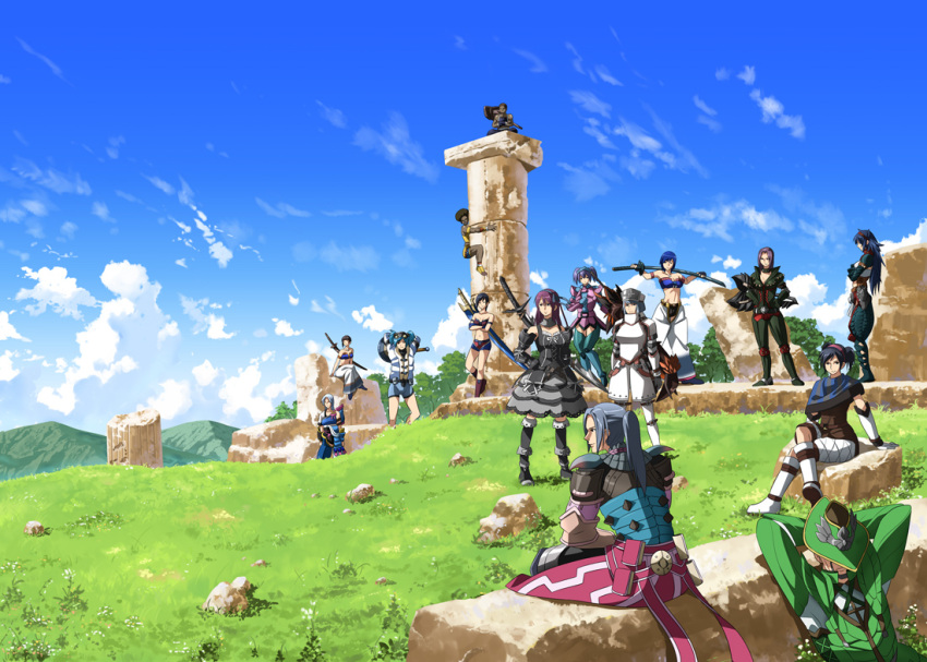 capcom, cloud, crossed_legs, deviljho_(armor), k3_(dolphin_brain), khezu_(armor), monster_hunter, monster_hunter_3
