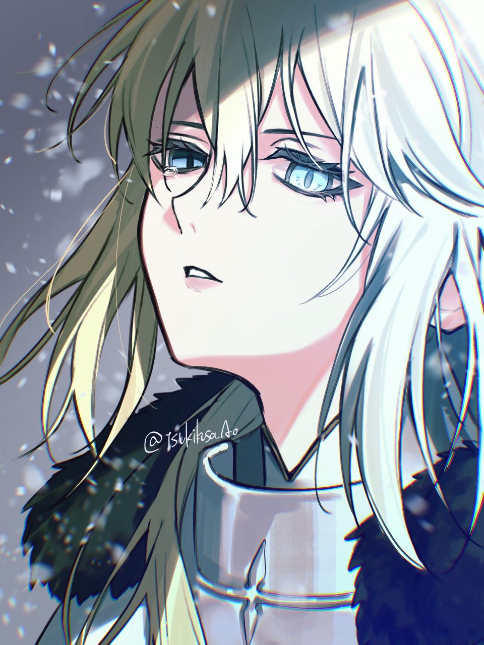 1girl, aesc_(fate), aesc_(savior)_(fate), artist_name, blonde_hair, blue_eyes, fate/grand_order, fate_(series)