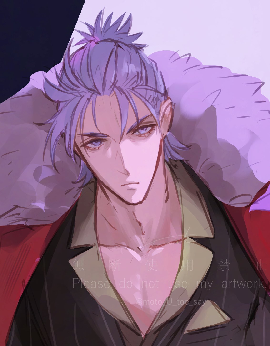 1boy, coat, coat_on_shoulders, collarbone, expressionless, fate/grand_order, fate_(series), fomnant